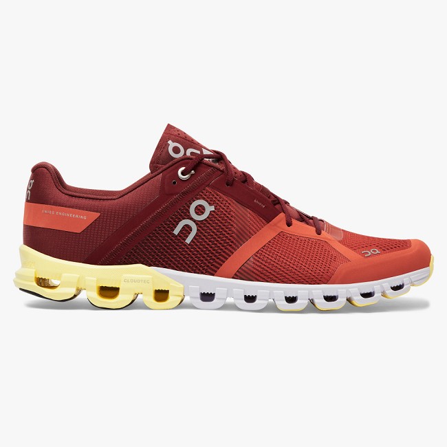 ON Cloudflow Mens - Men's Trainers NZ-40621 Rust/Limelight